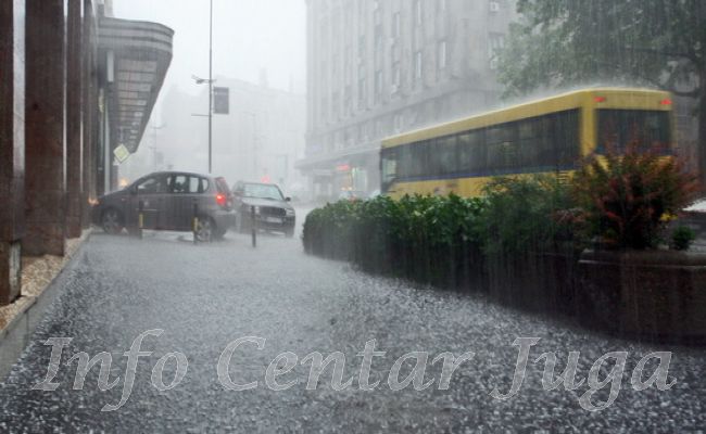 Danas u većem delu Srbije obilne padavine