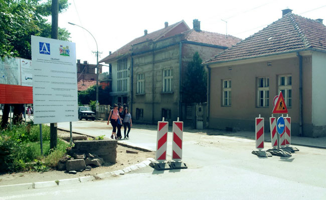 Uskoro novi izgled Mlinske ulice u Leskovcu