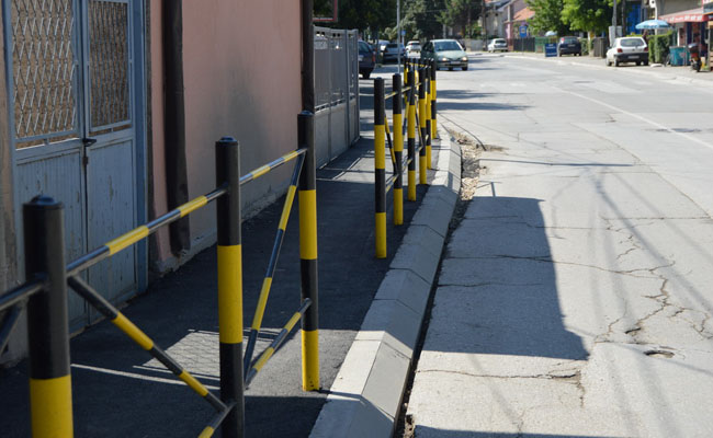 Leskovac: Uređenje trotoara u Vlajkovoj ulici