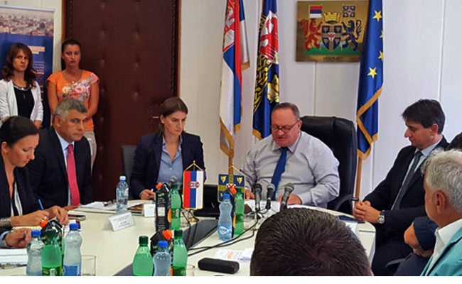 Ana Brnabić posetila Leskovac i razgovarala o novom Zakonu o finansiranju lokalnih samouprava