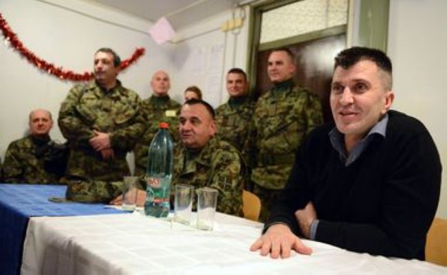 Ministar odbrane dočekao Novu godinu sa vojnicima u Kopnenoj zoni