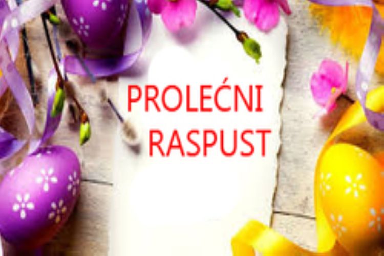 Prolećni rаspust počinje u četvrtаk 13. аprilа