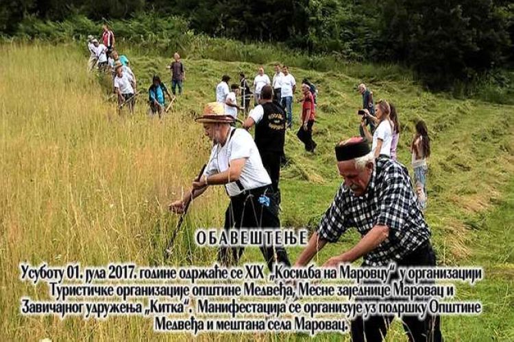 "Kosidba na Marovcu" biće održana 01. jula