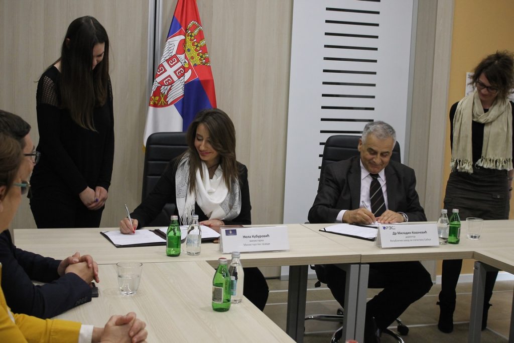 Ministarka pravde Nela Kuburović potpisala protokol o elektronskoj razmeni podataka sa RZS