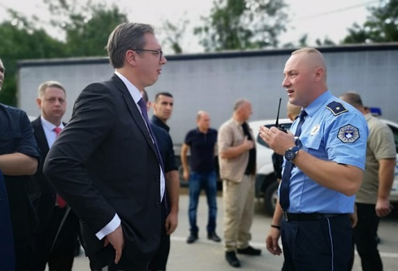 Kosovska policija Vučiću zabranila put ka Banjama