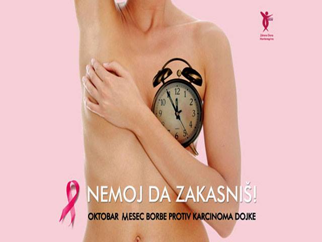 Kada se rak dojke otkrije na vreme, devet od deset žena se može izlečiti