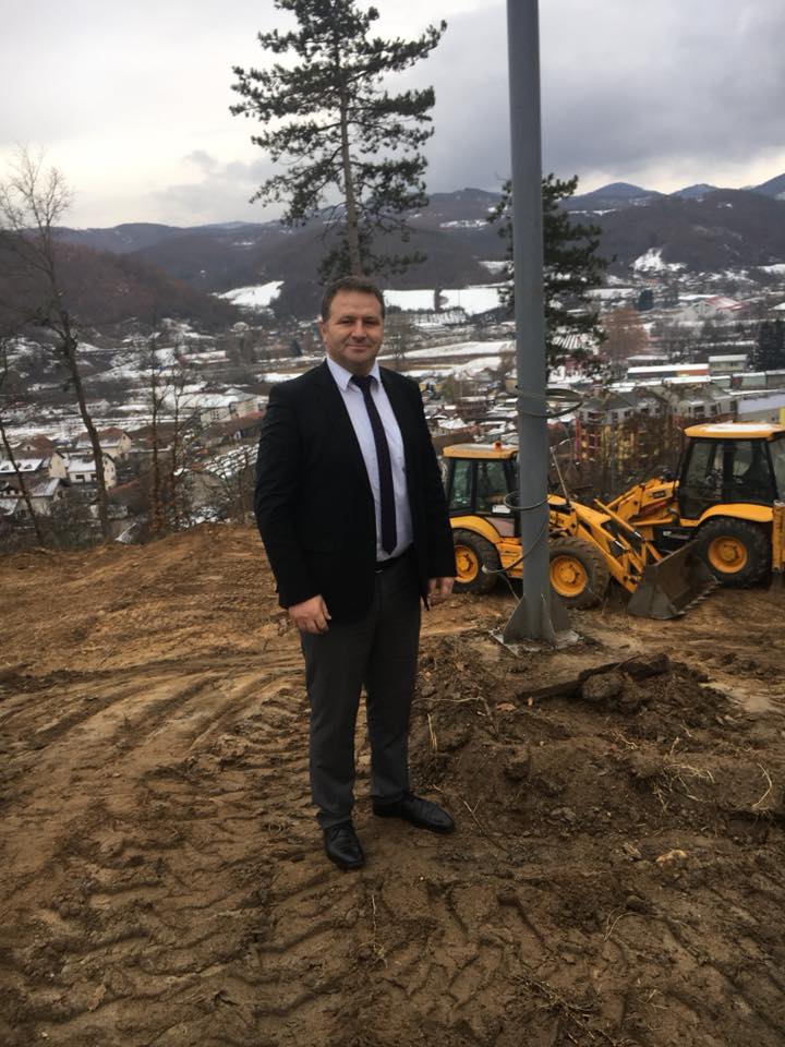 Arsić obišao radove na uređenju prostora kod Vidikovca – U planu izgradnja amfiteatra