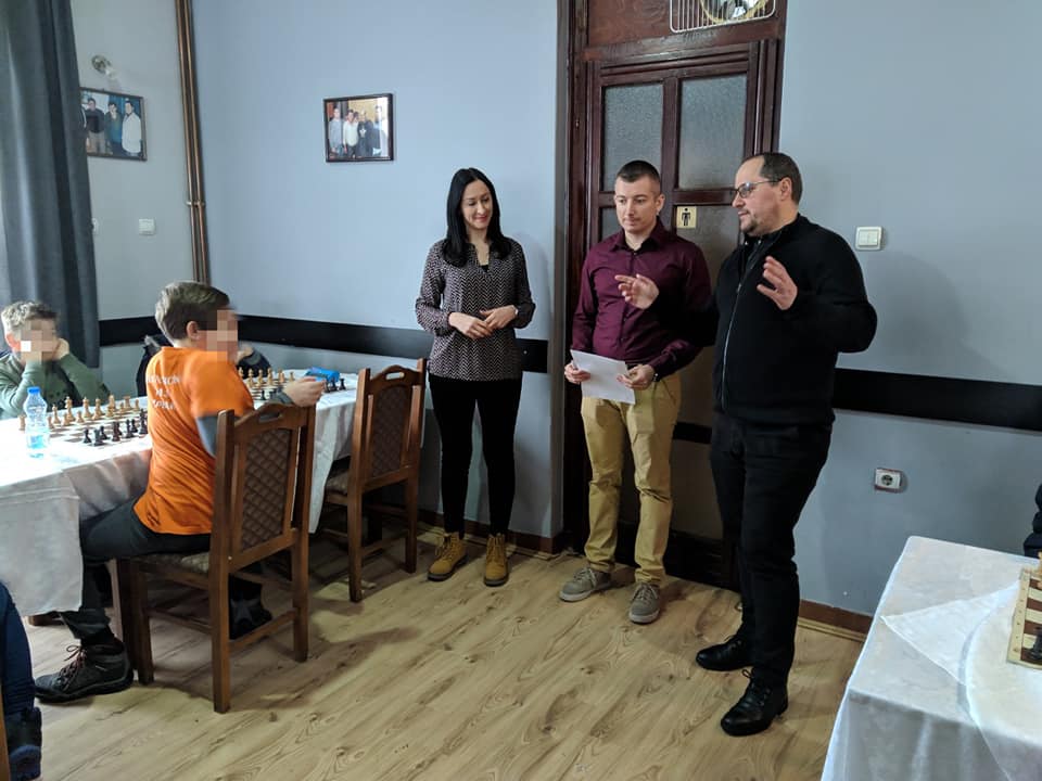 Poverenik SNS-a Niš Zvezdan Milovanović otvorio humanitarni januarski šahovski turnir