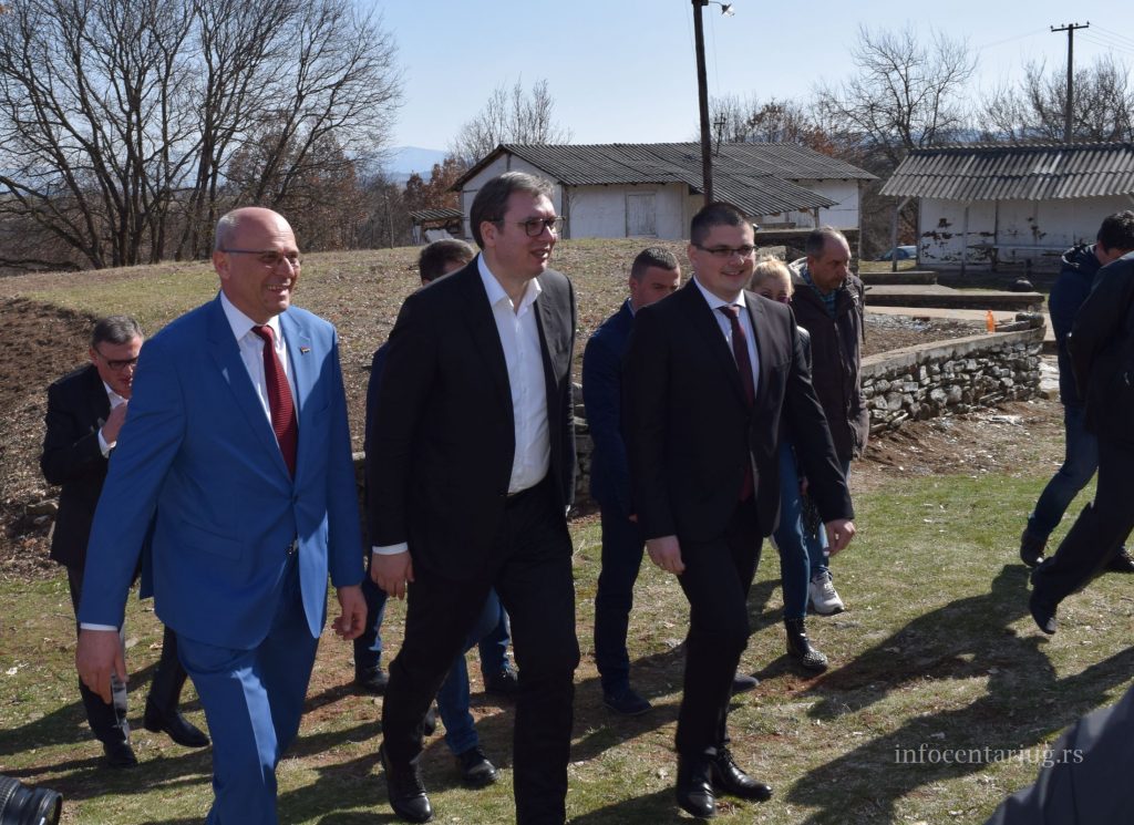 Predsednik Aleksandar Vučić posetio arheološko nalazište Caričin grad