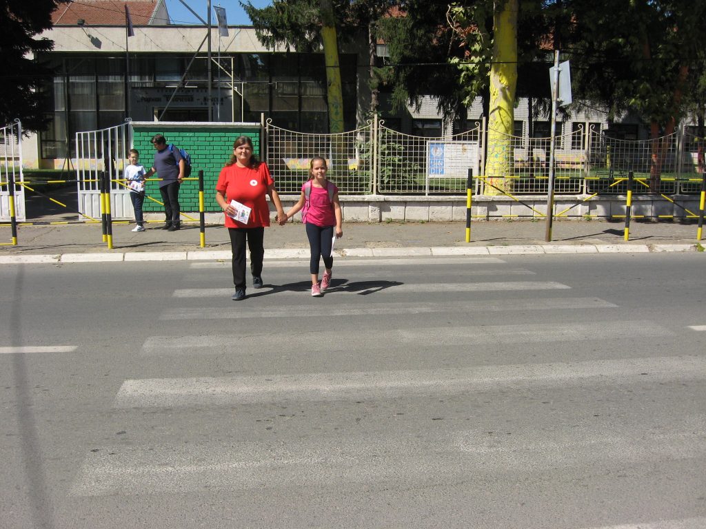 Akcija „Bezbednost dece u saobraćaju“ promovisana u Lebanu