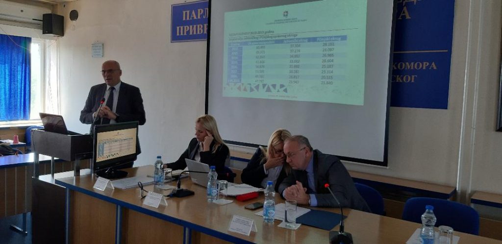 U Regionalnoj privrednoj komori Jablaničkog i Pčinjskog upravnog okruga održan sastanak Parlamenta privrednika