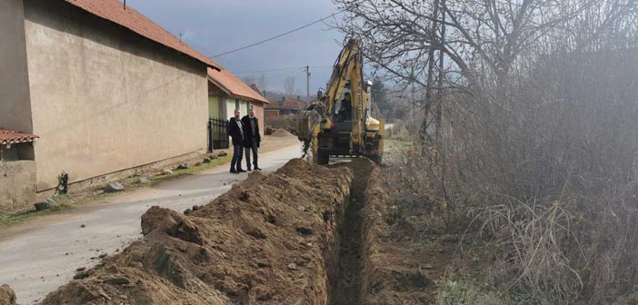 Nastavljeni radovi na vodovodnoj mreži u lebanskom selu Konjino