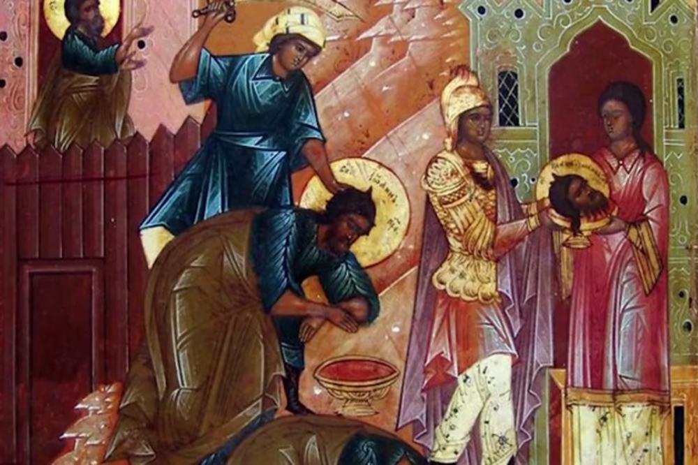 Pravoslavna crkva i njeni vernici danas obeležavaju Usekovanje glave Svetog Jovana Krstitelja, praznik poznat i kao jesenji Sveti Jovan