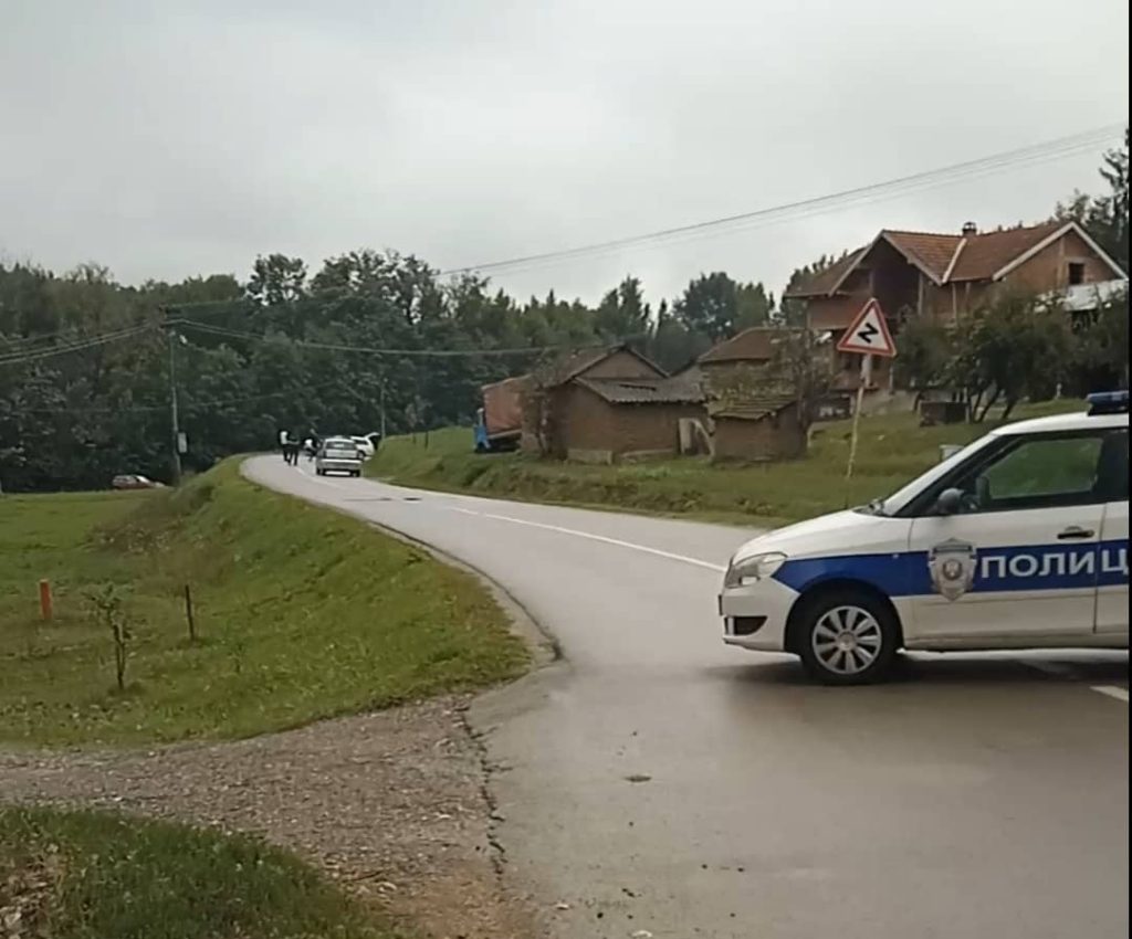 Saobraćajna nesreća kod sela Đace na putu Bojnik – Lebane