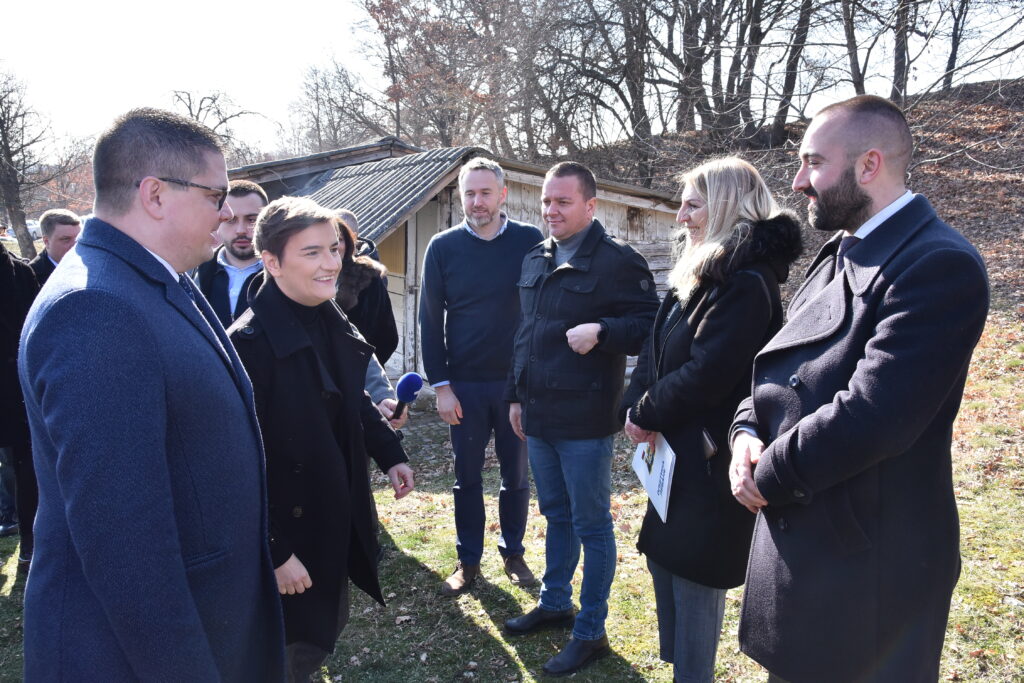 Premijerka Brnabić u poseti arheološkom nalazištu Caričin grad