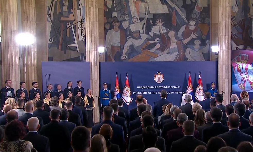 Predsednik Aleksandar Vučić uručio odlikovanja povodom Dana državnosti Srbije