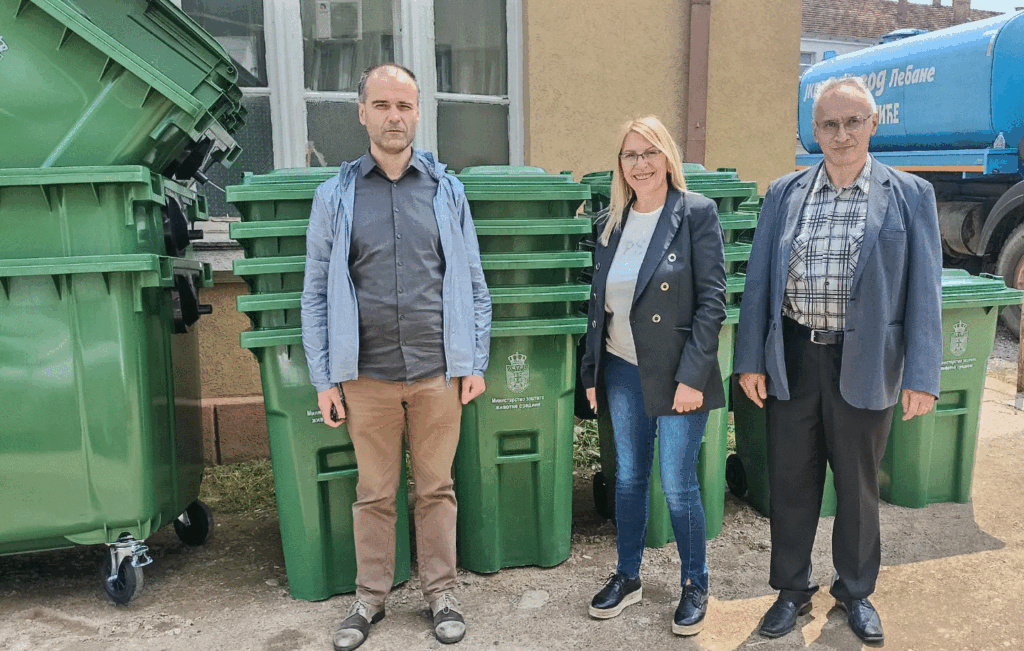 Ministarstvo životne sredine i opština Lebane potpisali ugovor o davanju na korišćenje opreme za sakupljanje i reciklažu otpada