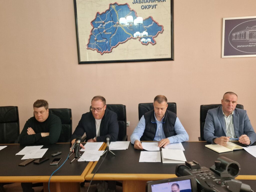 U Leskovcu održana druga sednica Štaba za vanredne situacije