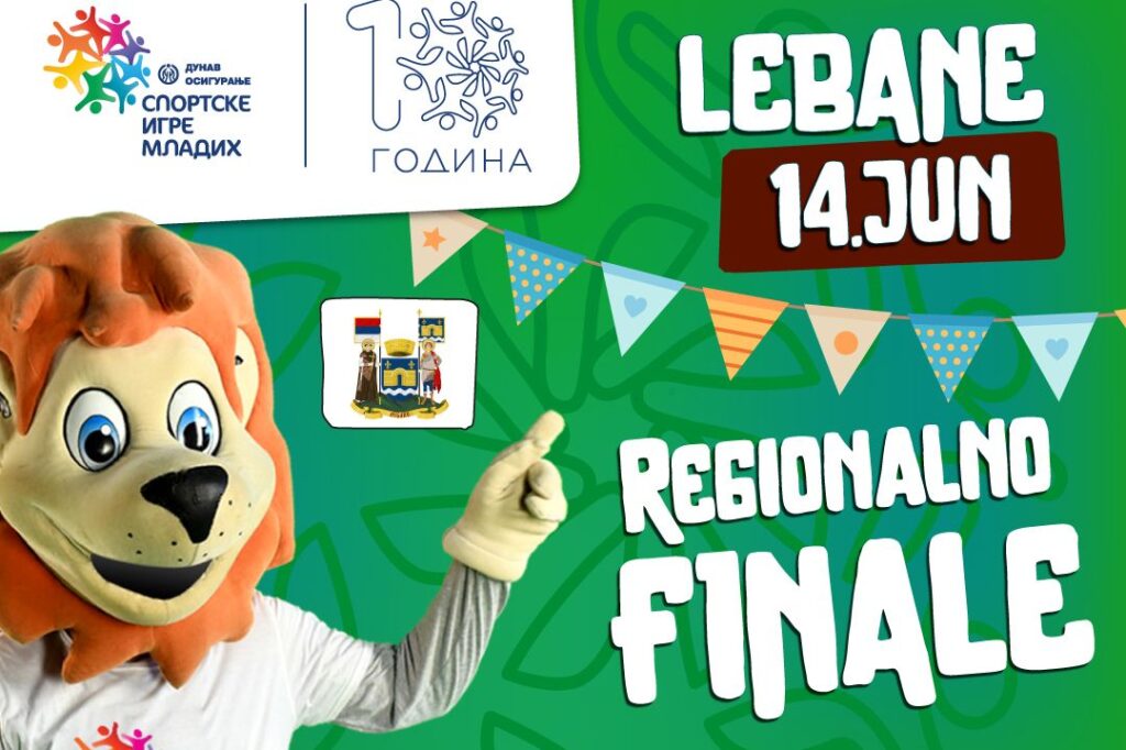 Lebane domaćin regionalnog finala Sportskih igara mladih 14.06.2023.