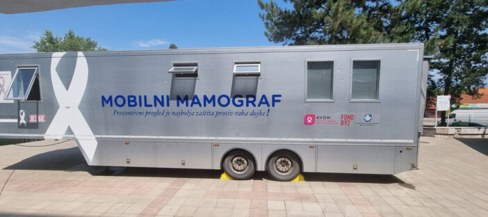 Besplatan pregled na pokretnom mamografu za žene sa teritorije Lebana, Medveđe i Bojnika do 10. septembra
