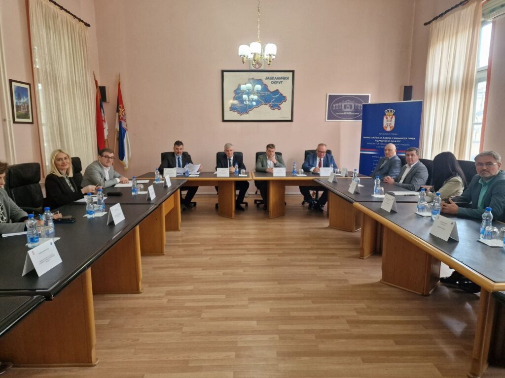 Ministar Beriša u poseti Jablaničkom upravnom okrugu